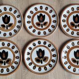 Set 6 Kimono plates