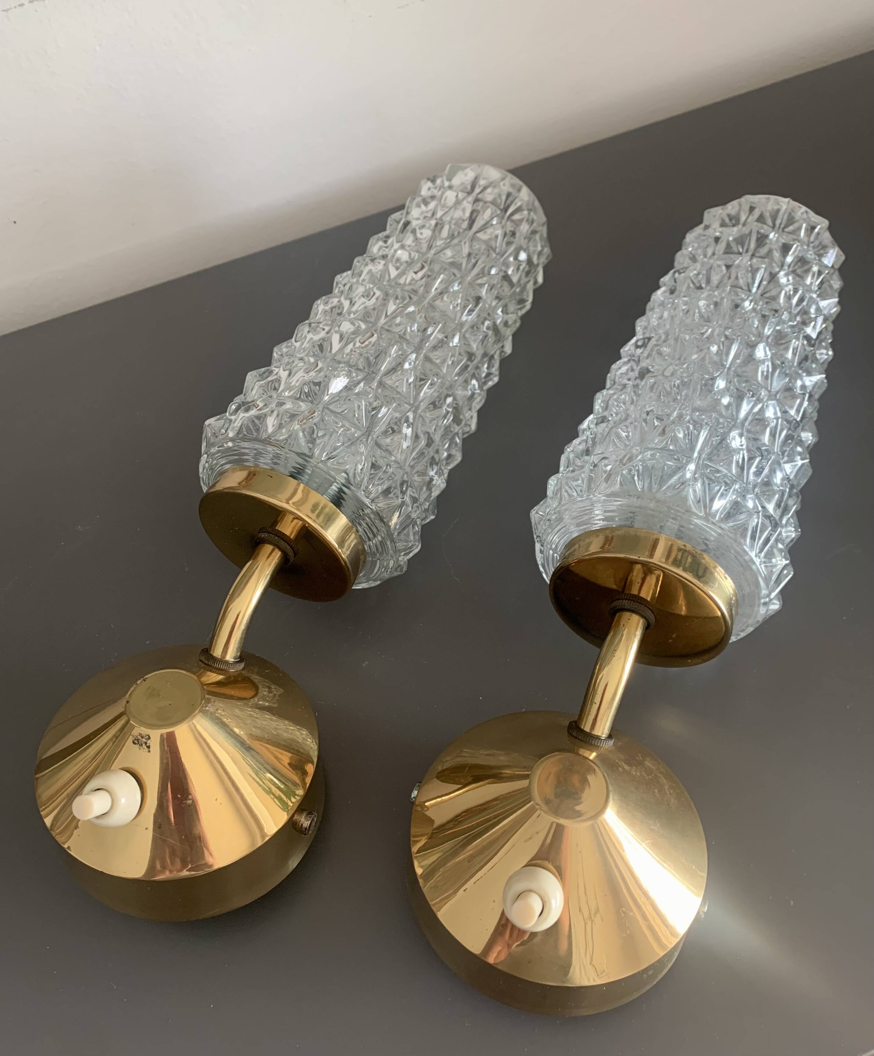 Pair of bedside lamps, Germany, 1960s