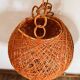 Vintage 1970s ball pendant light