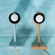 Vintage set of Danish wall lamps Fog&Mørup pastel Jo Hammerborg