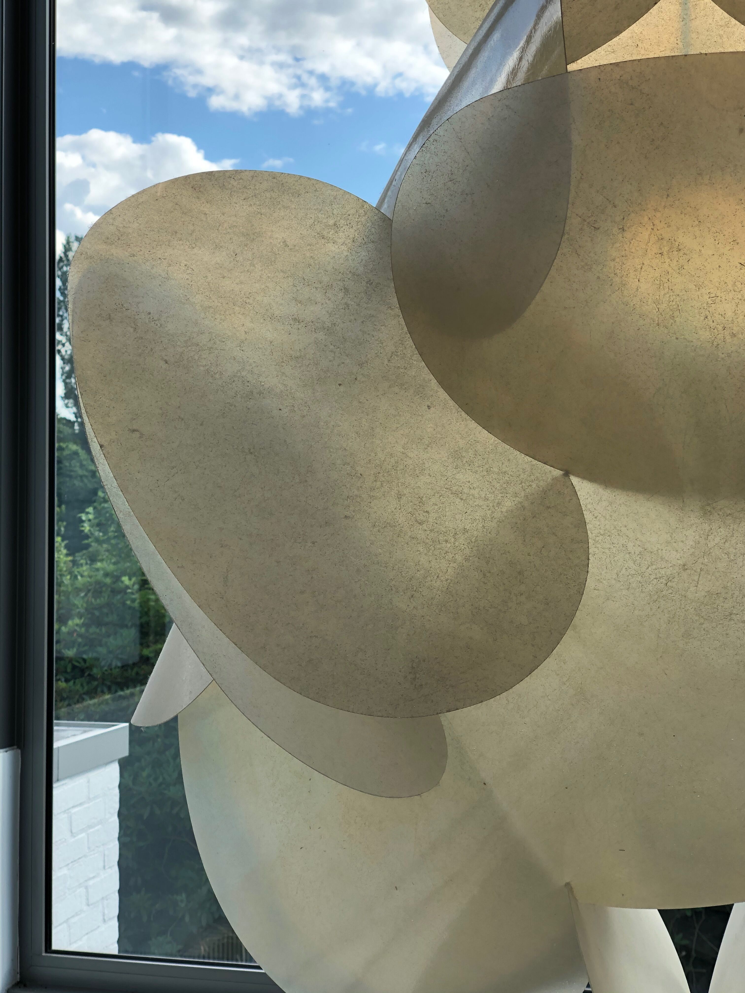 Enrico Botta Fiberglass Ceiling Lamp for Sundown, 1968