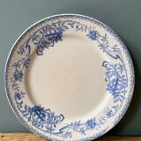 Assiette plate Boch Frères Keramis modèle Sorbier