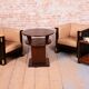 Art Nouveau Mahogany Armchairs from J. Hoffmann, Austria, 1910s, Set of 2