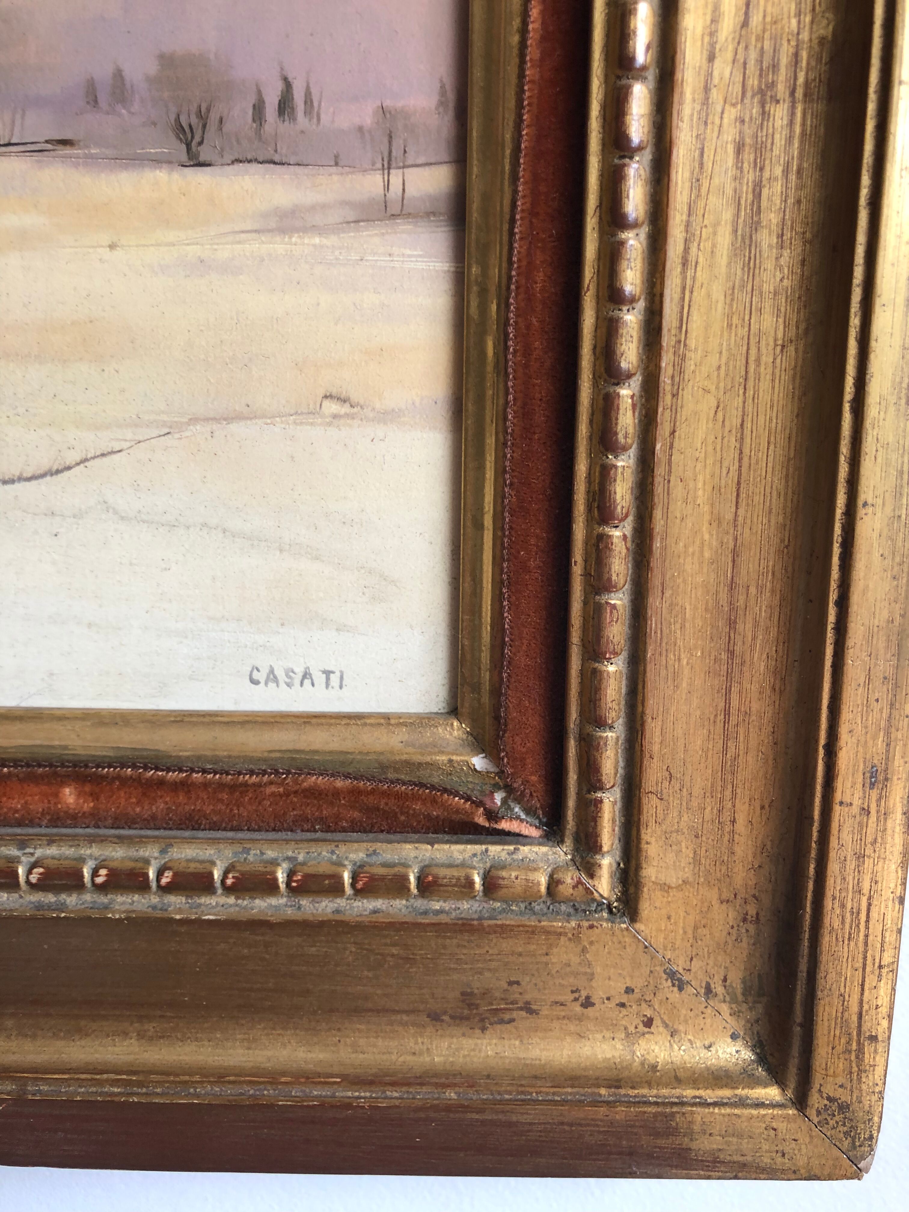 Huile sur toile paysage de Haute Provence