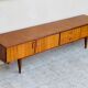 Scandinavian teak row