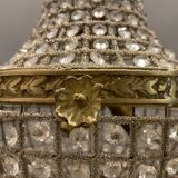 Crystal brass chandelier