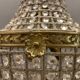 Crystal brass chandelier