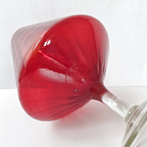 Vase coupe Empoli vintage 1970