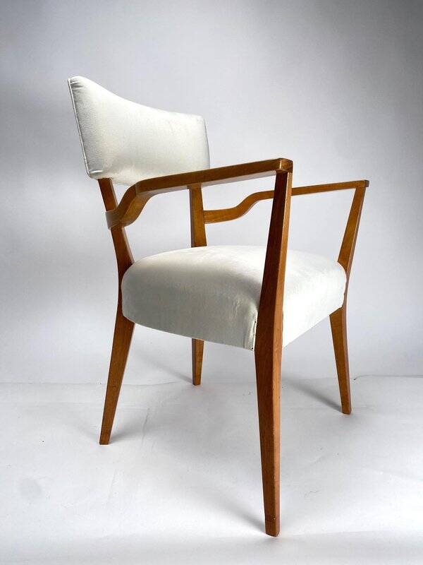 Mid-Century Organic Armchairs, Italy, 1950s, Set of 2
