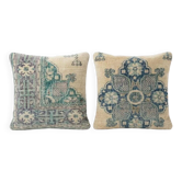 Set of 2 vintage Turkish cushion covers 51x51 cm