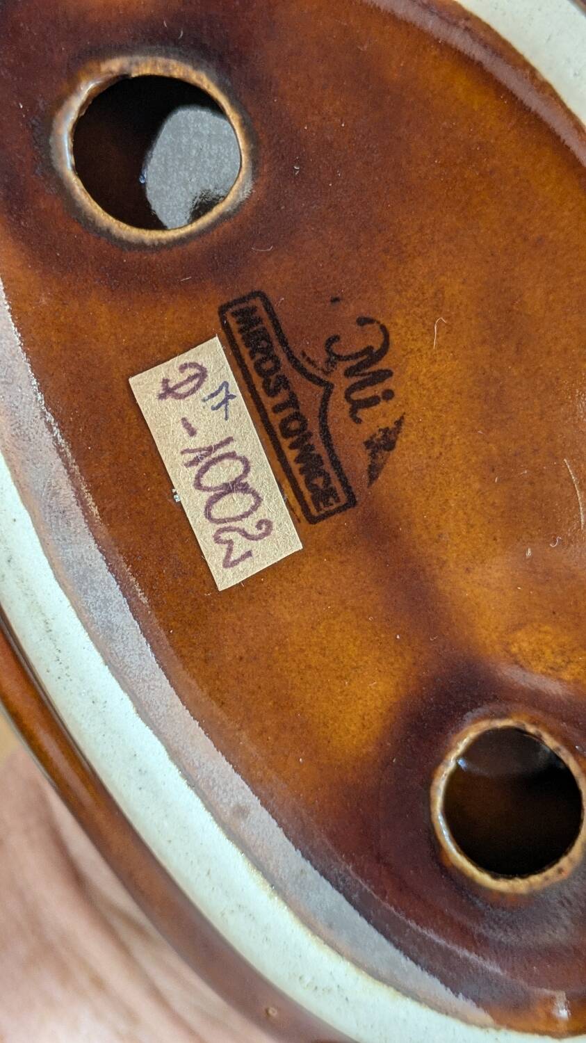 Empty pocket bowl mirostowice / design sadulski