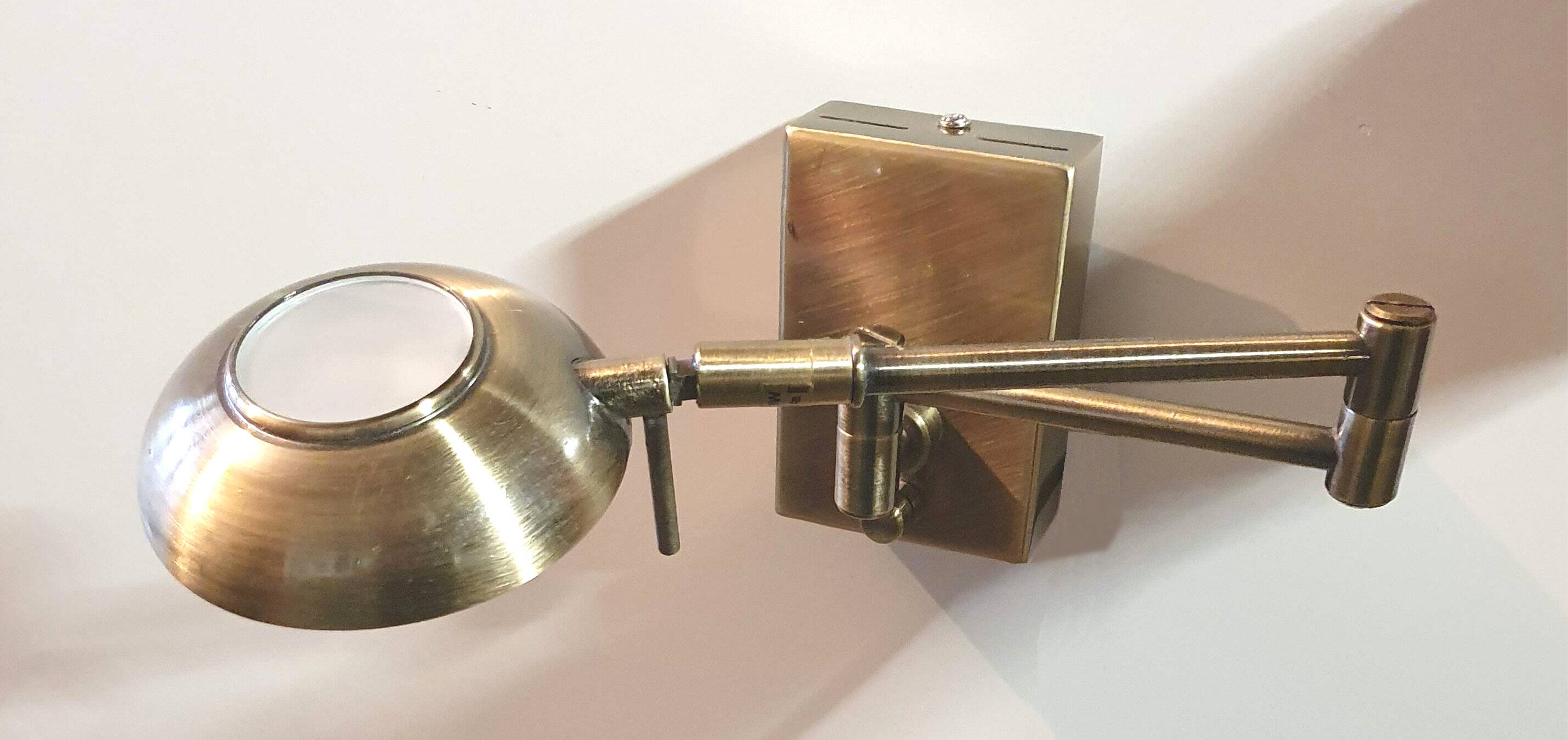 Vintage 70s wall light with dimmer