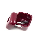 Space age red Ice Bucket, Guzzini Italy, ca. 1970s