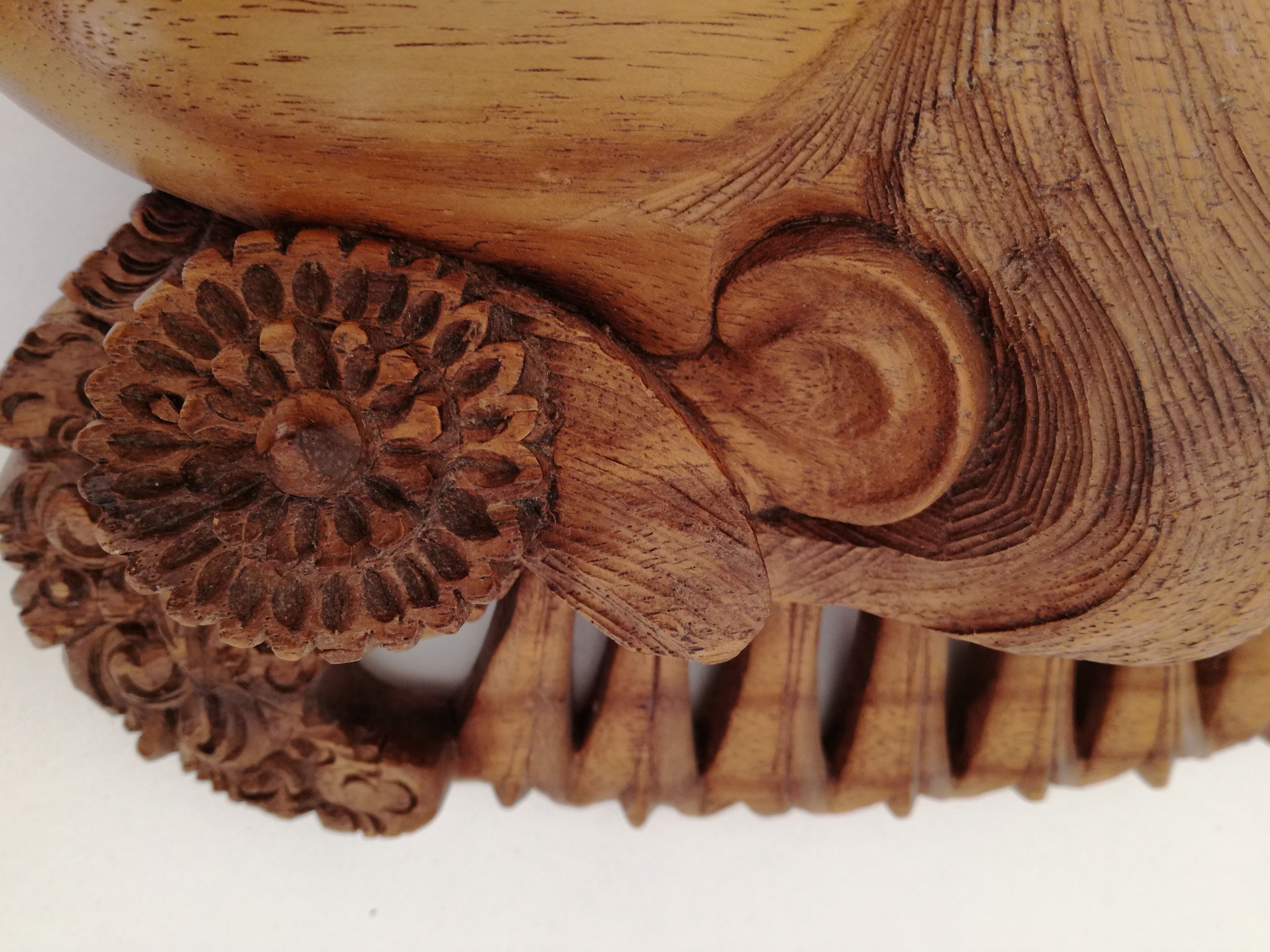 Small solid wood mask