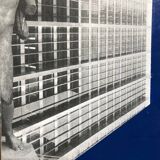 Framed abstract painting/collage