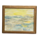 Mid-Century Oil on Panel "Waves" by Aline Rolfstadius, Vintage & Framed 28×22cm