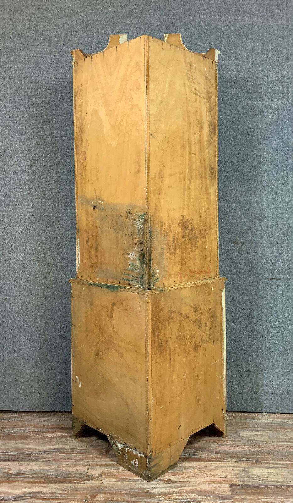 Venetian baroque notch in lacquered and gilded wood around 1900