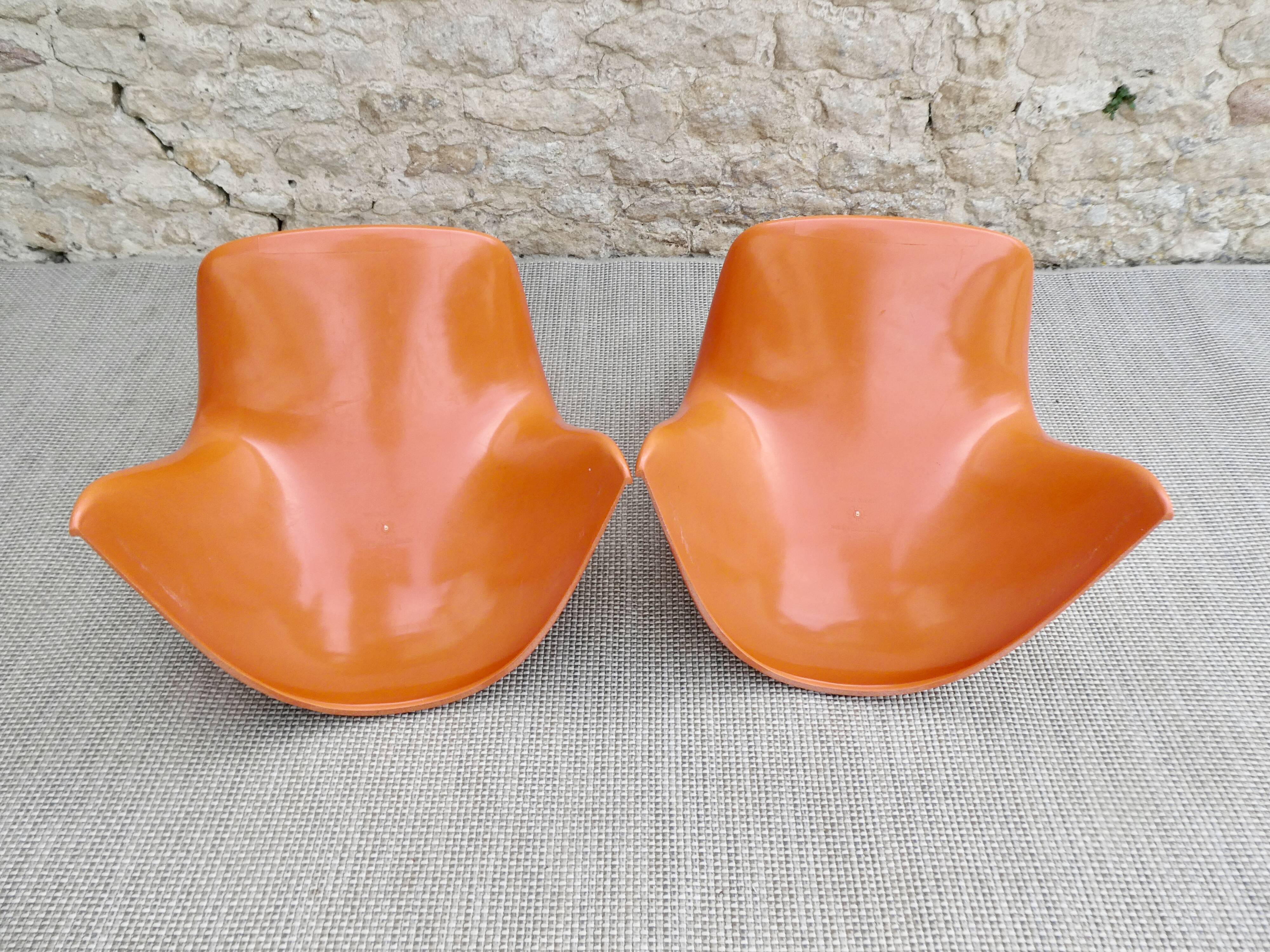 Pair of Casolino children's chairs from the 70s