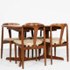 Table ovale danoise en teck avec 2 extensions
