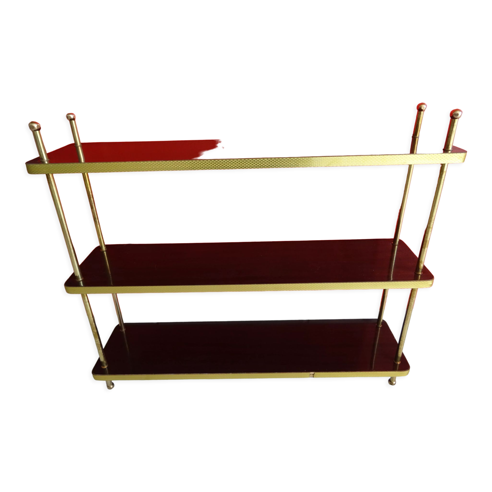 Vintage formica wall shelf 60s