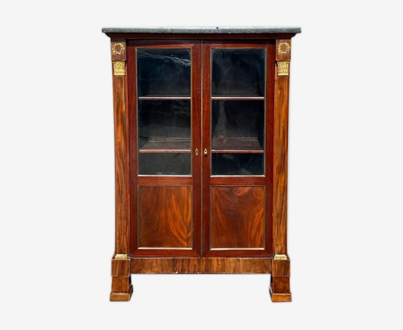Vitrine en acajou d’époque Empire XIXème siècle