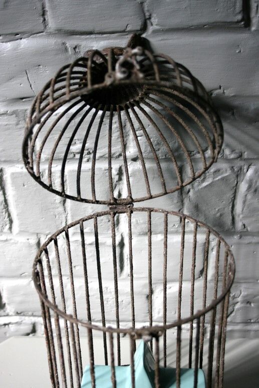 Metal bird cage