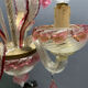 Venetian Pink Murano Glass Chandeliers Set of 2, 1960s
