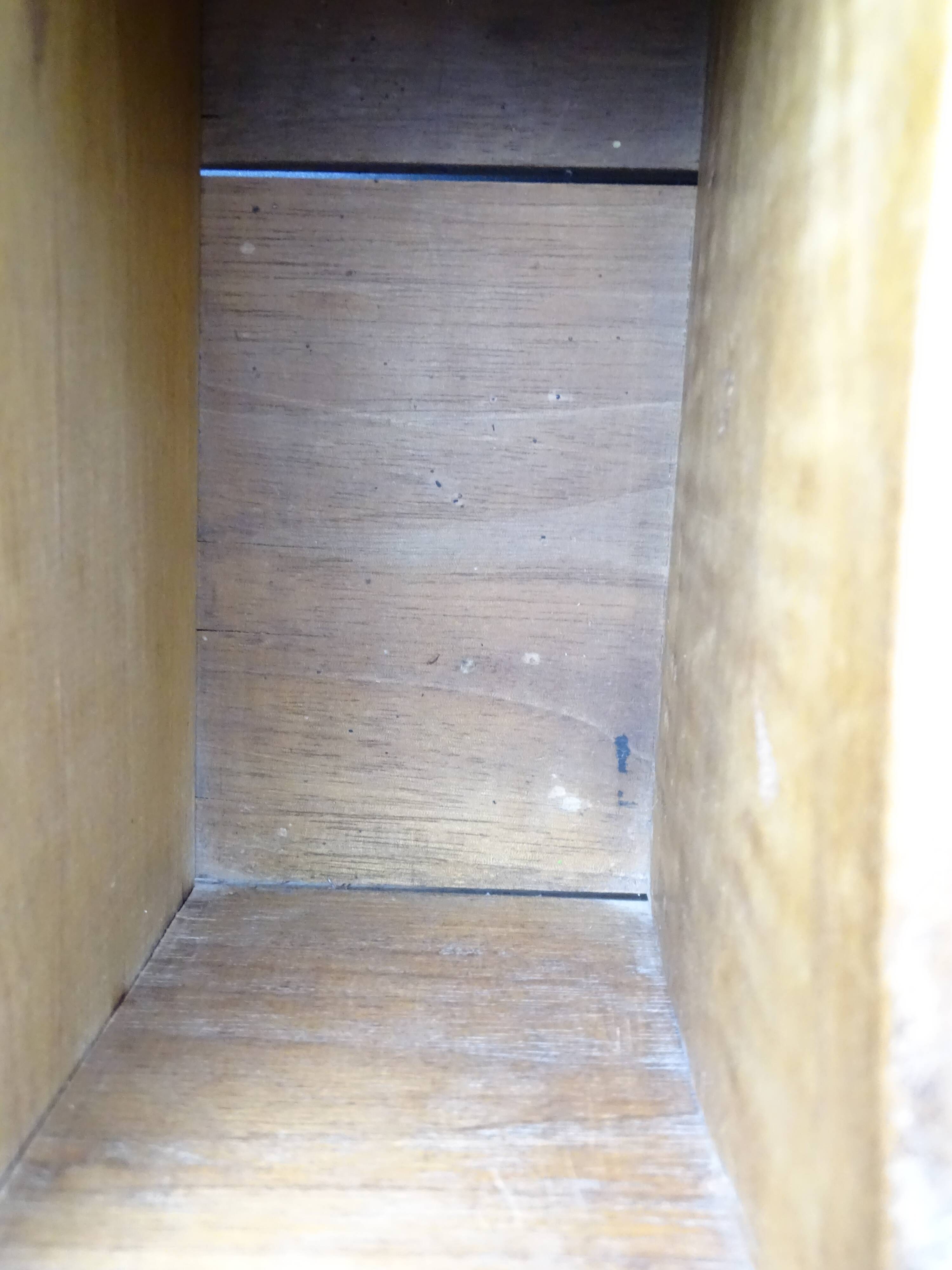 Walnut wall shelf, circa 1920/1930