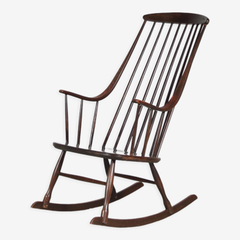 1960s Rocking chair by Lena Larsen for Nesto, Sweden