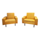 Pair of vintage mustard yellow armchairs – 1970s design