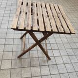 Folding table and chair