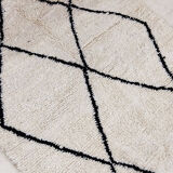 251x143cm Moroccan Berbere Carpet Beni Ourain