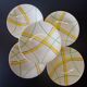 5 deep plates from Gien model "Sarabande" in good condition.