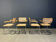 Set of 4 stackable vintage Marcel Breuer style armchairs, made in Italy, 1970s