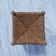 Farm stool made of wood and straw