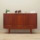 Buffet haut en teck, design danois, années 1970, production : Danemark
