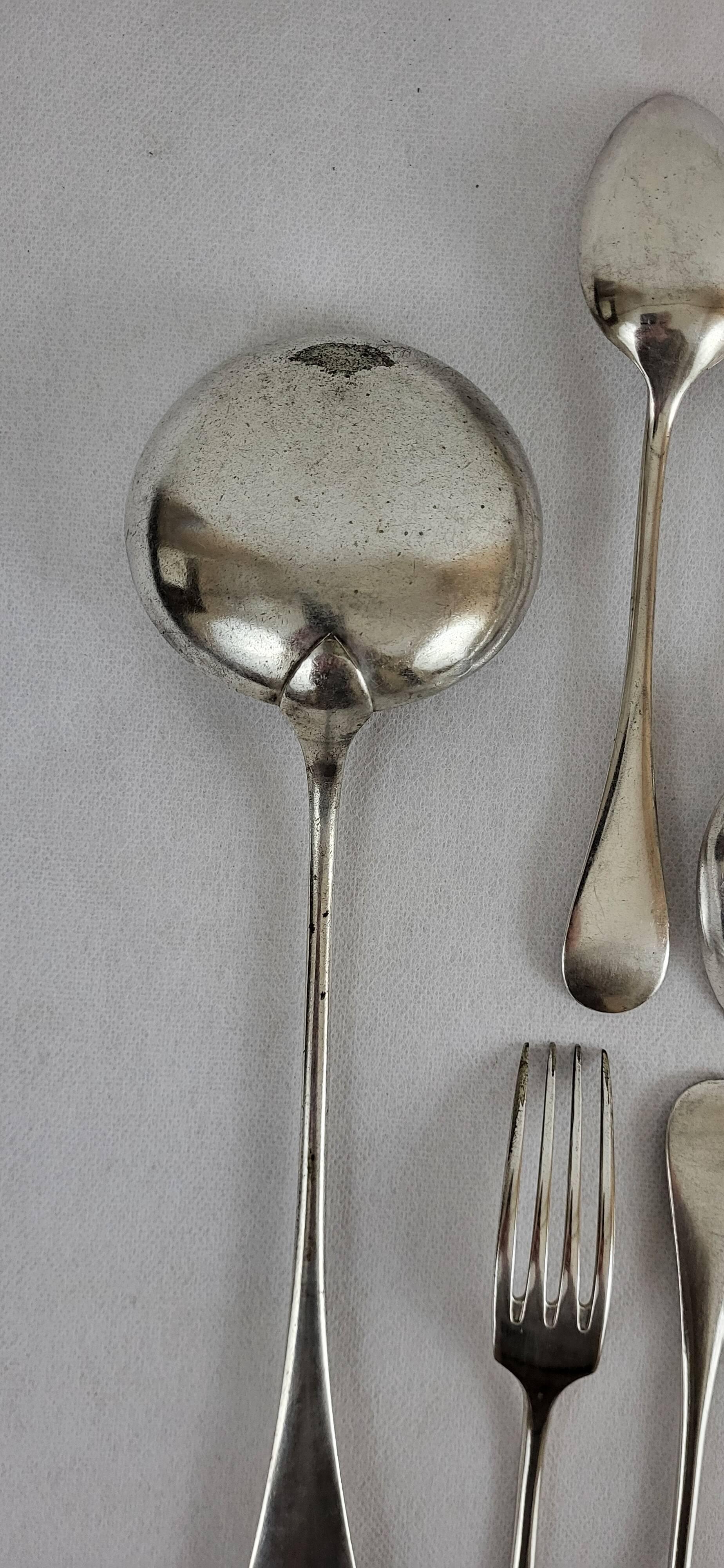 13 Ercuis silver-plated cutlery