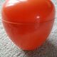 60's sixties vintage orange ice cream bucket