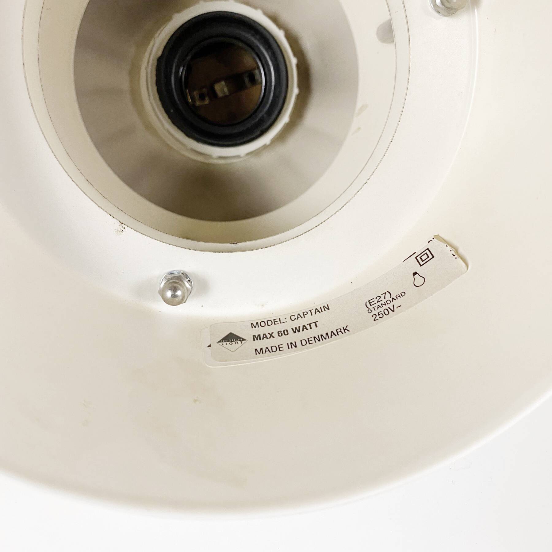 Vintage Danish Pendant Light • Captain • Design Light AS • 1970