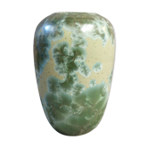Ceramic vase iridescent decoration