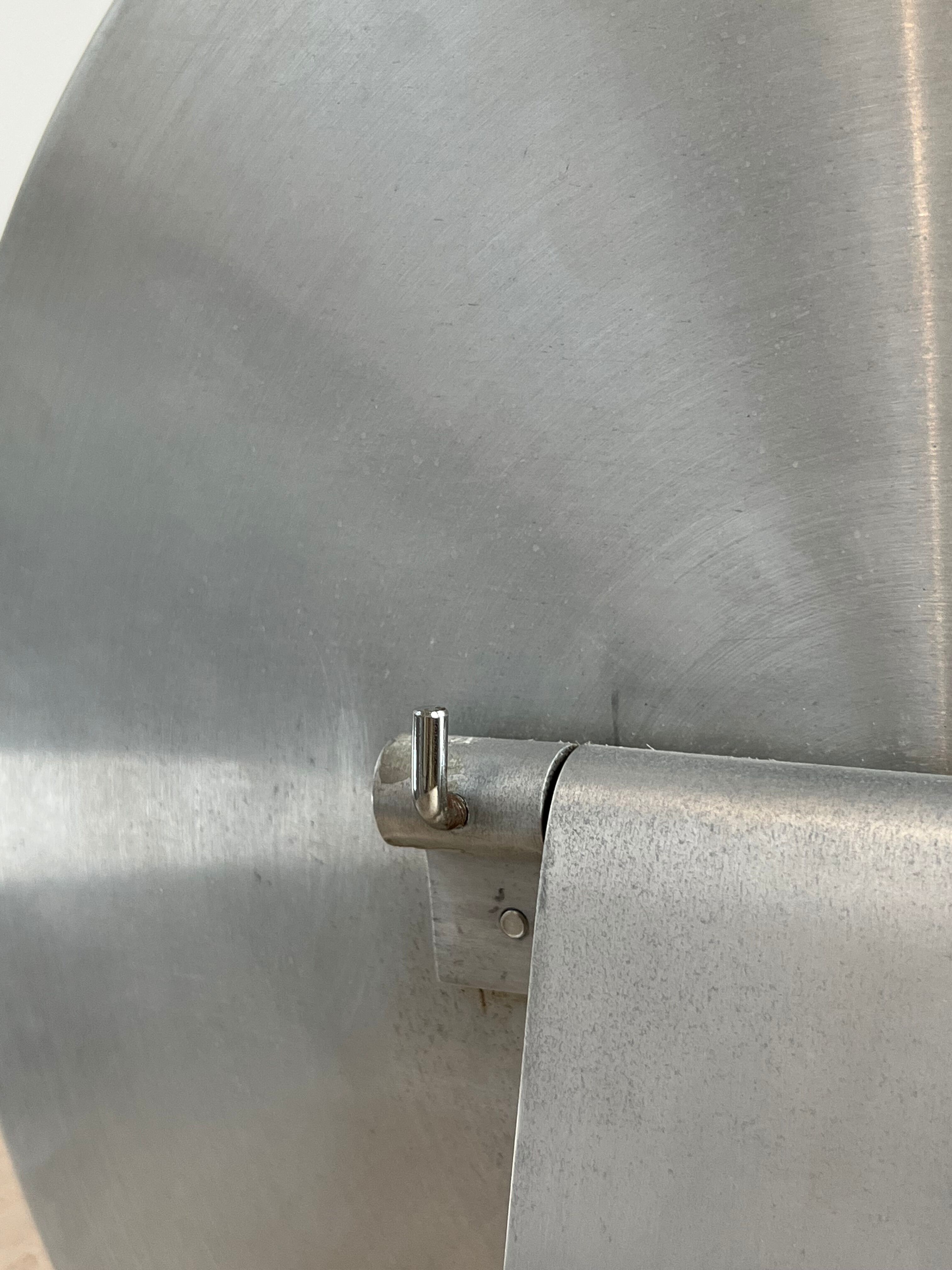 Circular mirror by Pierre Vandel France 70s 47x44cm