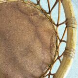 Garden furniture: 4 armchairs and rattan coffee table