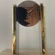 Hollywood Regency clock by Nufa Holland in brass 70s-80s