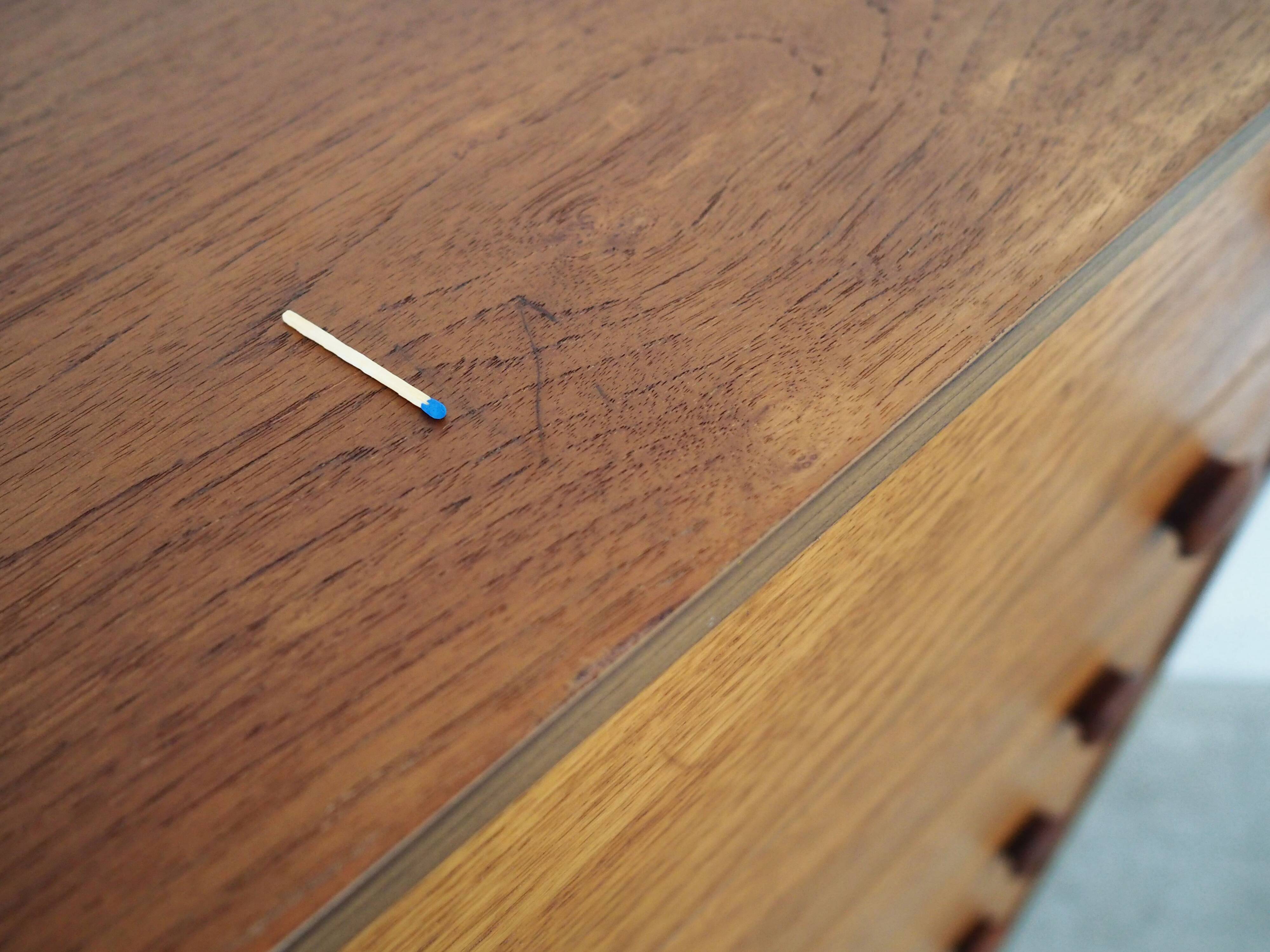 Teak chest of drawers, Danish design, 60s, made in Denmark