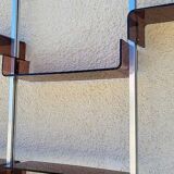 Vintage modular library shelf 6 legs and 14 shelves