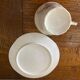 Set of 2 old porcelain cups with their saucer