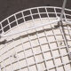 Chaise Wire blanche avec galette d'origine de Harry Bertoia pour Knoll