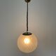 Italian suspended glass lamp Ball and Ball, 1960s, Italy