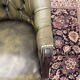 Green English Chesterfield Desk Chair Director Chair