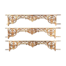 Suite of three cast iron window grille XX century